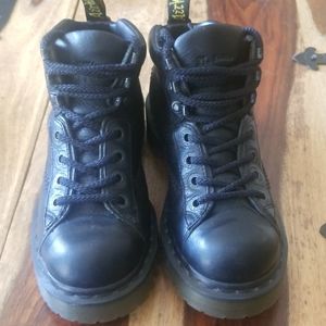 Dr. Marten Black Lace Up Leather Boots